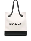 BALLY BALLY BAR KEEP ON FABRIC TOTE BAG
