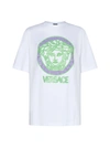 Versace T-shirt  Woman In White+neon Green+neon Lavander
