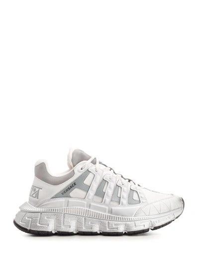 Versace White Trigreca Sneakers