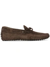 Tod's Gommino Suede Driving Loafers In Brown