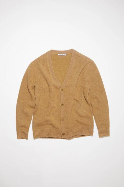 Acne Studios Sweatshirt In Camel Brown