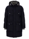 Brunello Cucinelli Quilted Down Parka In Blue