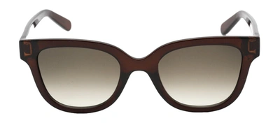 Ferragamo Sf1066s 210 Square Sunglasses In Grey
