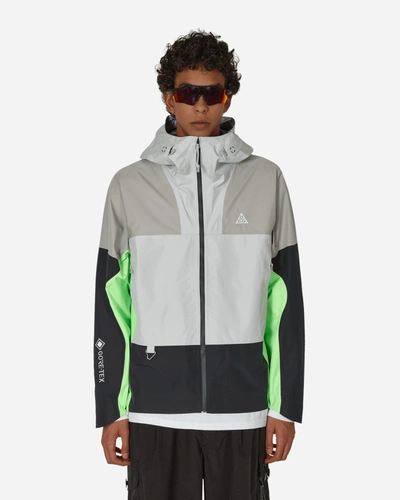 Nike Acg Storm-fit Adv Chain Of Craters Jacket Photon Dust / Light Iron Ore In Multicolor