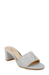 Jewel Badgley Mischka Della Sandal In Silver