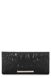 BRAHMIN 'ADY' CROC EMBOSSED CONTINENTAL WALLET