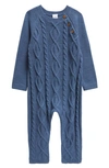 Nordstrom Sweater Romper In Navy Denim
