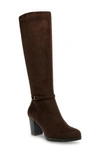 Anne Klein Rivera Knee High Boot In Dk Brown Ms