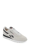 Reebok Classic Leather Trainers In Steely Fog/ Core Black