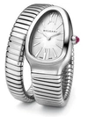 Bvlgari 35mm Serpenti Tubogas 1-twirl Watch In Stainless Steel