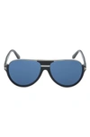 Tom Ford Men's Dimitry Polarized Acetate Sunglasses In Shiny Grey Blue