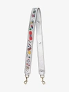 ANYA HINDMARCH ALL OVER STICKERS METALLIC BAG STRAP