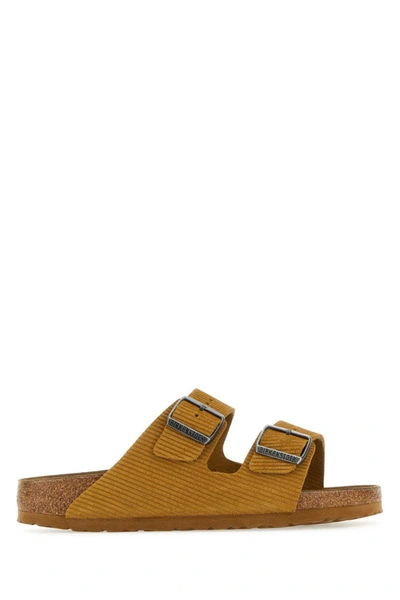 Birkenstock Slippers In Camel