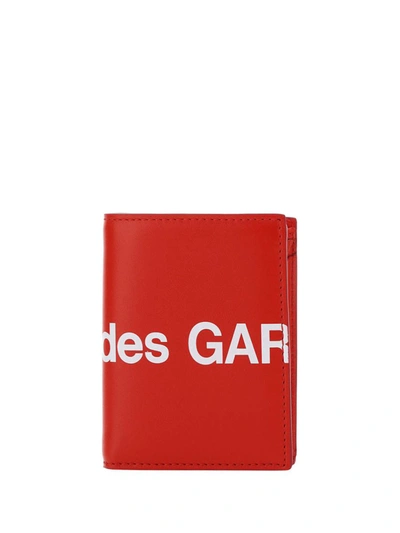 Comme Des Garçons Wallet In Red