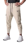 Asrv Tetra-light Cargo Joggers In Sand Smoke