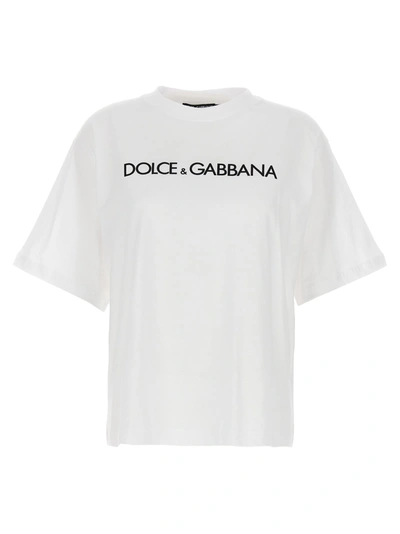 DOLCE & GABBANA LOGO T-SHIRT WHITE