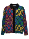 AVRIL8790 PATTERNED CARDIGAN SWEATER, CARDIGANS MULTICOLOR