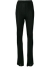 Givenchy Flared Ribbed Trousers - Black In Black