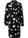 BOUTIQUE MOSCHINO OVERSIZED SPOTTED COAT,A0618611712176612