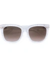 GUCCI square frame glitter sunglasses,GG0034S11970285