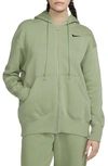 Nike Women's  Sportswear Phoenix Fleece Oversized Full-zip Hoodie In Green