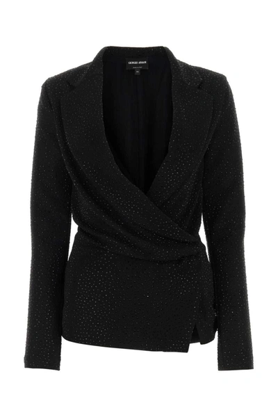 Giorgio Armani Knitwear In Black