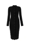 Helmut Lang Midi Shirt Dress In Black