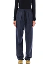 Isabel Marant Étoile Priska Pleated Prince Of Wales Checked Wool-blend Pants In Midnight Blue Check