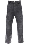 Isabel Marant Terence Cargo Jeans In Grey