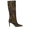 NCUB NCUB  BIT BEIGE ZEBRA PRINT HIGH BOOT