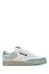 Reebok Two-tone Leather And Suede Club C Sneakers In Multicoloured