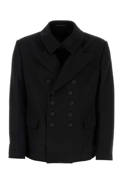 Yohji Yamamoto Jackets And Vests In Black