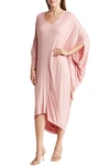 GO COUTURE GO COUTURE BATWING SLEEVE CAFTAN DRESS