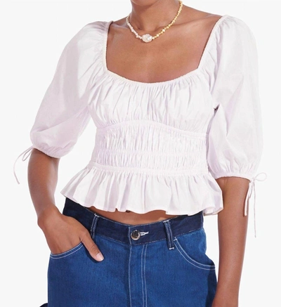 Staud Faye Top In White