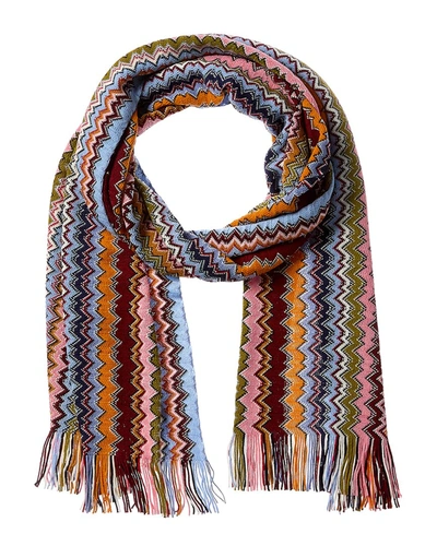 Missoni Wool-blend Scarf In Multi