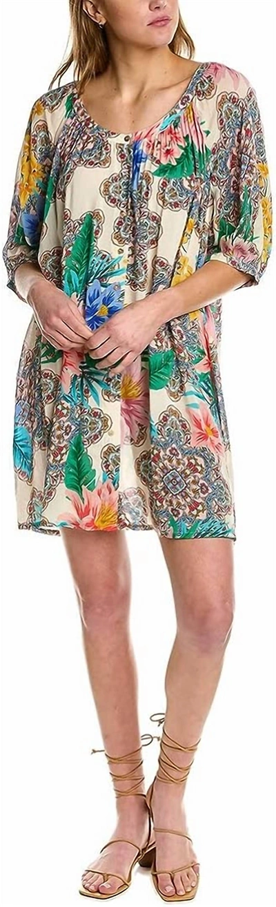 JOHNNY WAS BRYONY MINI DRESS IN MULTI
