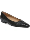 SAM EDELMAN JOY WOMENS LEATHER BASKETWEAVE BALLET FLATS