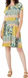 Johnny Was Paisley Block Relaxed T-shirt Dress In Multi In Multi