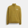 COACH OUTLET RELAXED QUARTER ZIP SWEATSHIRT