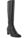 ECCO SHAPE 45 WOMENS LEATHER POINTED TOE KNEE-HIGH BOOTS