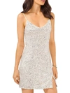 1.STATE WOMENS SEQUINED MINI COCKTAIL AND PARTY DRESS