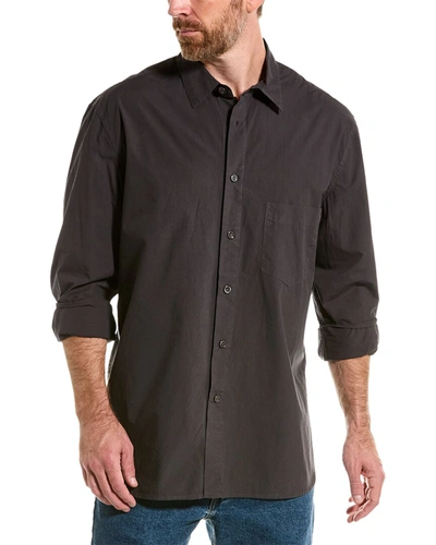 Alex Mill Easy Shirt In Paper Poplin In Black