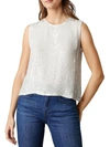 VELVET BY GRAHAM & SPENCER WOMENS CREWNECK SLEEVELESS TANK TOP