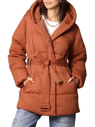 AVEC LES FILLES WOMENS QUILTED COLD WEATHER PUFFER JACKET