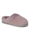 DEARFOAMS WOMEN'S LIBBY QUILTED TERRY CLOG SLIPPER