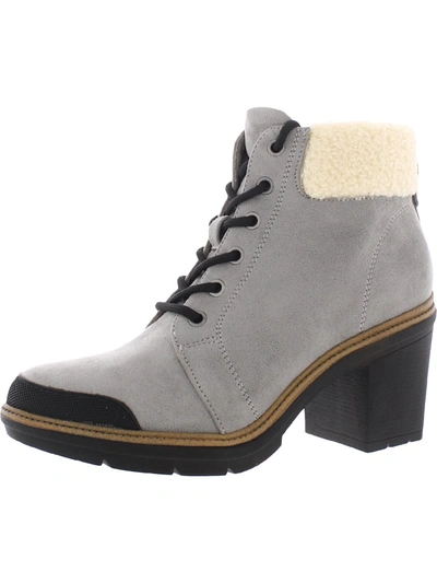 Dr. Scholl's Shoes For The Love Womens Ankle Boots In Grey