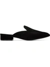 COLE HAAN PIPER WOMENS SUEDE SLIP ON MULES
