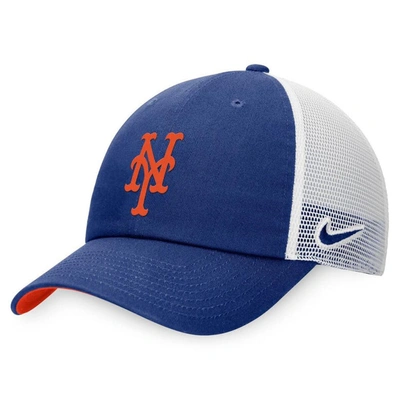 Nike New York Mets Heritage86  Men's Mlb Trucker Adjustable Hat In Blue