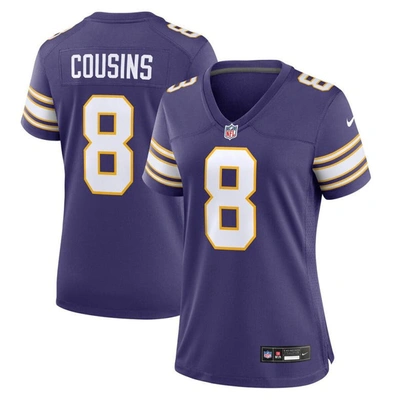 Nike Kirk Cousins Minnesota Vikings  Women's Nfl Game Football Jersey In Purple