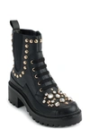 Karl Lagerfeld Breck Studded Bootie In Black